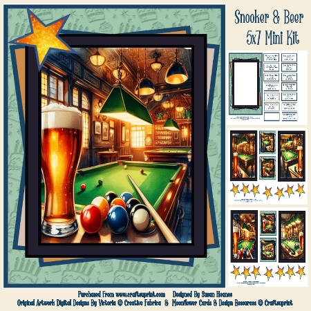 Snooker Night Down The Pub by Susan Heanes