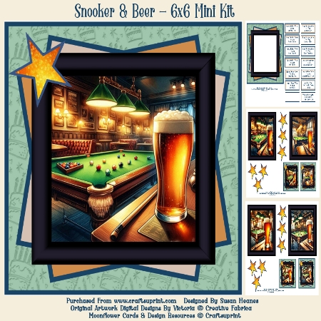 Snooker Night Down The Pub by Susan Heanes