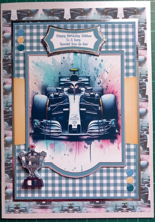 Formula 1 Racing - 5x7 by Susan Heanes