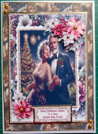 Merry Christmas Wishes To A Very Special Couple - 5x7 by Susan Heanes