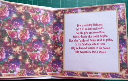 Festive Drinks - 6x6 Insert 3 by Susan Heanes