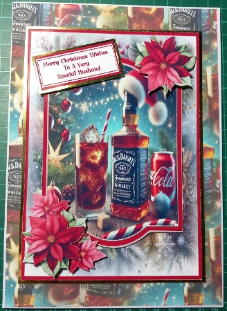 Wishing You A Very Jack Daniels Christmas - 5x7 by Susan Heanes