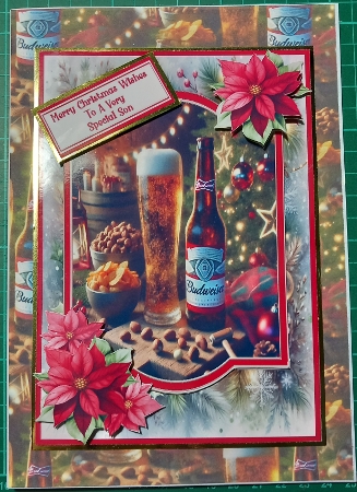 Wishing You A Very Bud Christmas - 5x7 by Susan Heanes