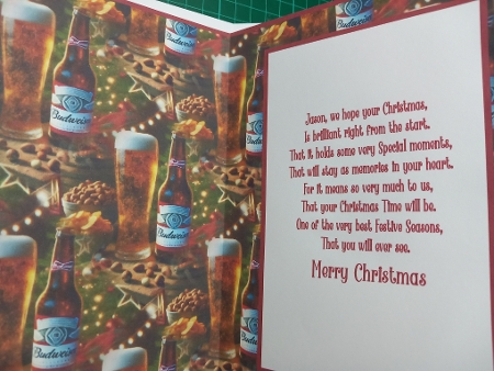 Wishing You A Very Bud Christmas - Insert by Susan Heanes