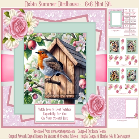Robin Summer Bird House by Susan Heanes