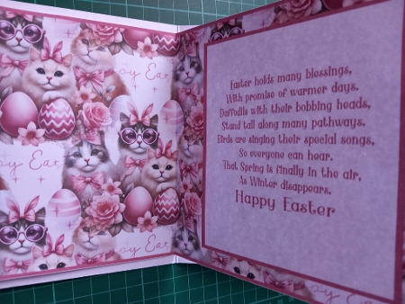 Wishing You A Puurrfect Easter - 6x6 Insert by Susan Heanes