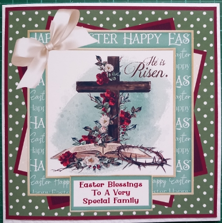 He Is Risen - 6x6 by Susan Heanes