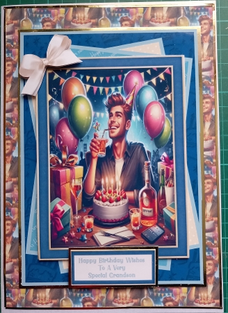 Happy Birthday Wishes Just For You - 5x7 by Susan Heanes