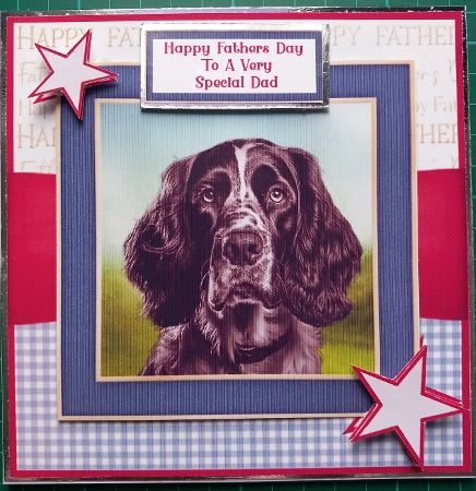 Wishing You A Pawsome Fathers Day - 6x6 by Susan Heanes