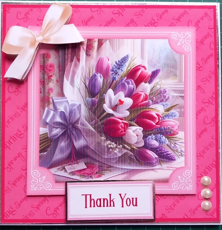 Beautiful Spring Bouquet - 6x6 by Susan Heanes