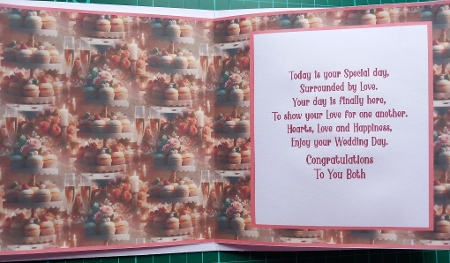 Beautiful Wedding Cupcakes - 6x6 Insert by Susan Heanes