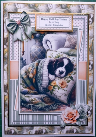 Cozy Springer Spaniel Mini Kit - Set Of 3 Card Fronts by Susan Heanes