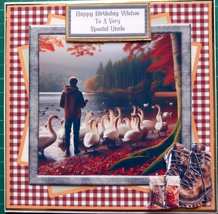 Feeding The Ducks & Swans - 6x6 Mini Kit by Susan Heanes