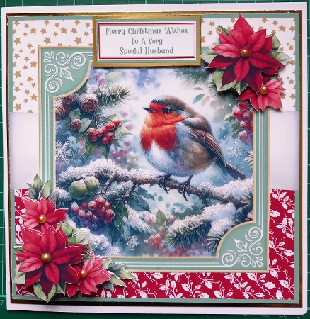 Sweet Robin Redbreast - 7x7 Mini Kit by Susan Heanes