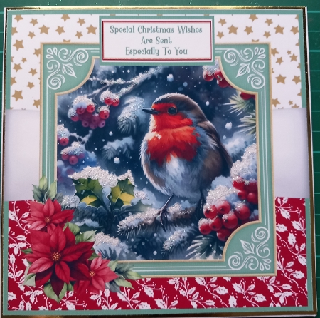 Sweet Robin Redbreast - 6x6 Mini Kit by Susan Heanes