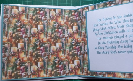 Beautiful Christmas Candles - 6x6 Mini Kit by Susan Heanes