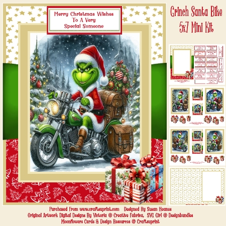 Grinch Santa 1 by Susan Heanes