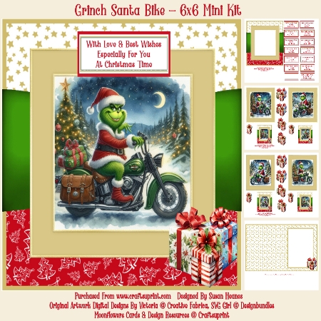 Grinch Santa 1 by Susan Heanes