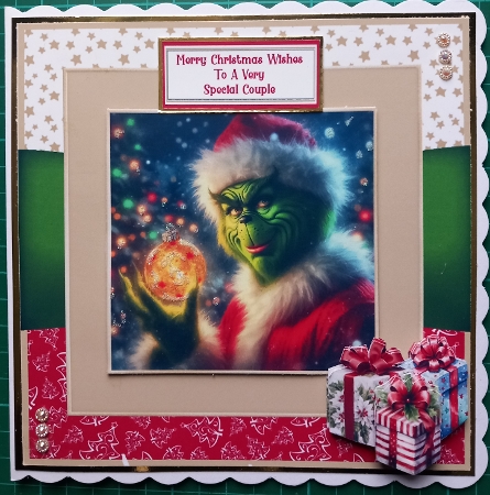Santa Grinch - 7x7 Mini Kit by Susan Heanes