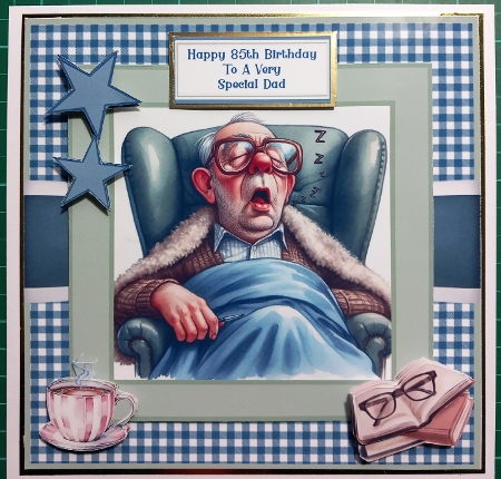 Hes Just Resting His Eyes - 7x7 Mini Kit by Susan Heanes