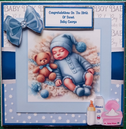 Your New Baby Boy - 6x6 Mini Kit by Susan Heanes