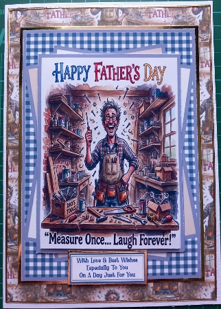 Measure Once...Laugh Forever - 5x7 by Susan Heanes