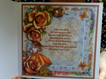 Insert to Compliment the Orange Silk Dress by Susan Heanes