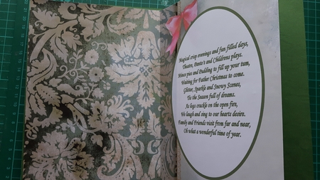 Festive Light Card Front & Decoupage by Susan Heanes