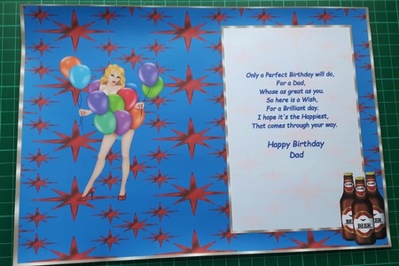 Birthday Boys Night Out Insert by Susan Heanes