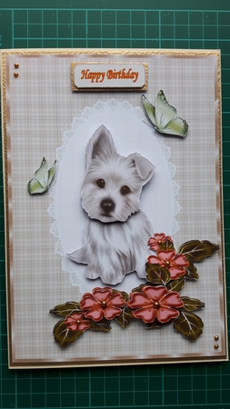 Sweet Little Terrier Pup by Susan Heanes