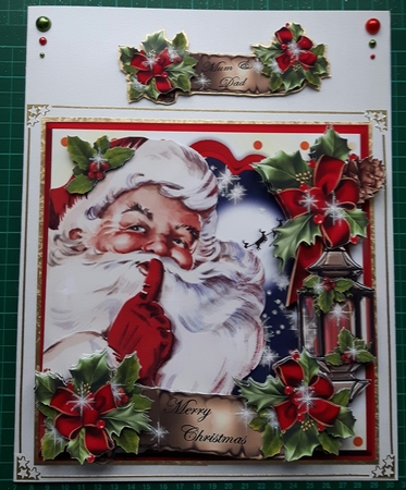 The Vintage Jolly Santa by Susan Heanes