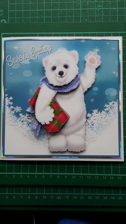 Merry Christmas Little Bear 6x6 by Susan Heanes