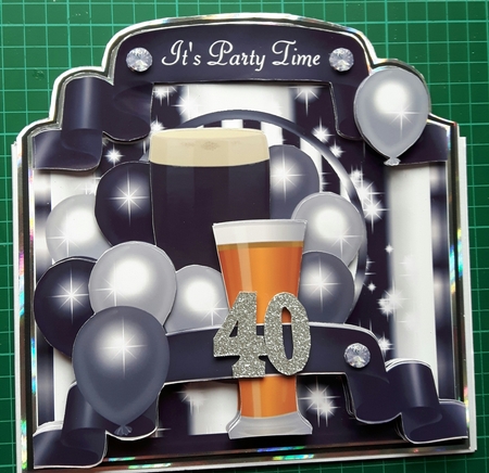 Balloons & Beer - Masculine Celebration Kit by Susan Heanes