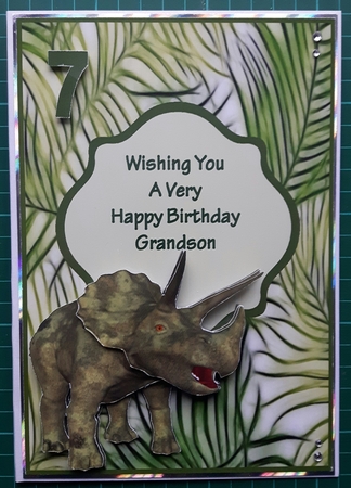 Have A Dino - Mite Birthday Grandson by Susan Heanes