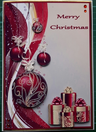 Red And Golden Christmas by Susan Heanes