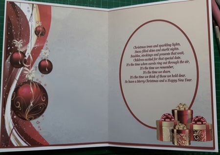 Red And Golden Christmas by Susan Heanes