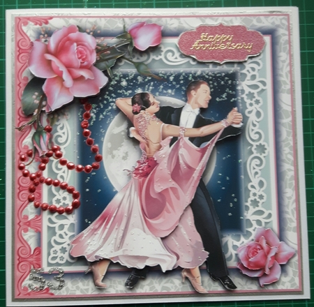 Dancing In The Moonlight Card Front Kit by Susan Heanes