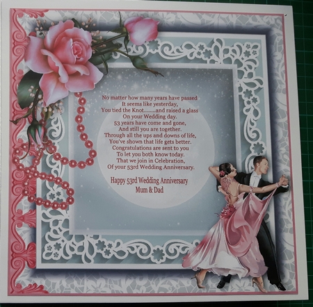 Dancing In The Moonlight Card Front Kit by Susan Heanes