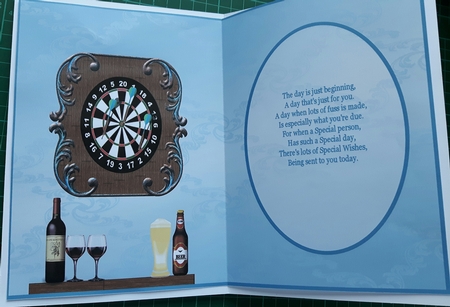  A Game Of Darts And Drinks With Friends Insert by Susan Heanes