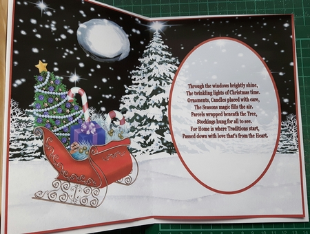 Wishing You A Merry Christmas Insert by Susan Heanes