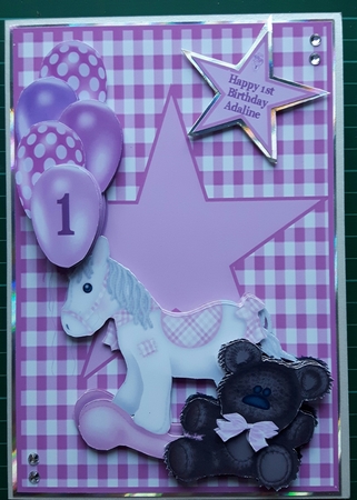 Happy Birthday Little Girl - Mini Kit by Susan Heanes