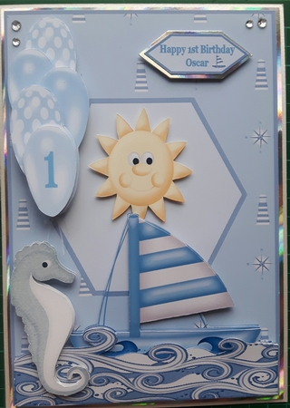 For A Special Little Boys 1st Birthday - Mini Kit by Susan Heanes