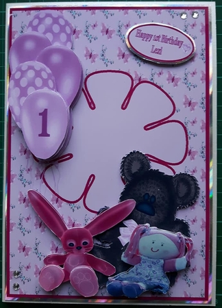For A Special Little Girls 1st Birthday - Mini Kit by Susan Heanes