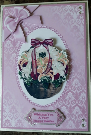 Beautiful Easter Lilly Basket by Susan Heanes