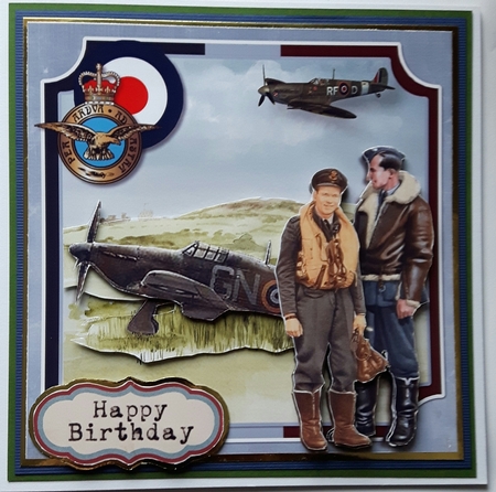 Aces High 7x7 Card Front & Insert Mini Kit by Susan Heanes