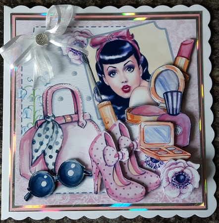 Glam It Up! - 5 6x6 Card Kit by Susan Heanes