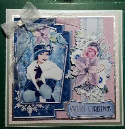 Deco the Halls 7x7 Card Front & Insert Mini Kit by Susan Heanes