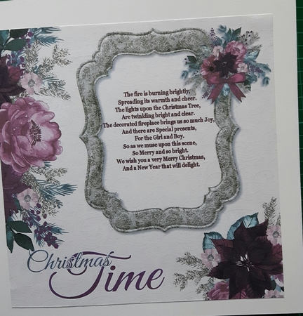 Deco the Halls 4 7x7 Card Front & Insert Mini Kit by Susan Heanes