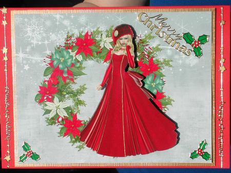 Red Wreath Beauty by Susan Heanes