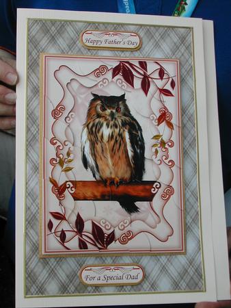Wise Old Owl Sheet 2 Scallop Stacker or Decoupage by Susan Heanes